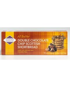 DOUBLE CHOC CHIP ALL BUTTER SHORTBREAD 150 GR